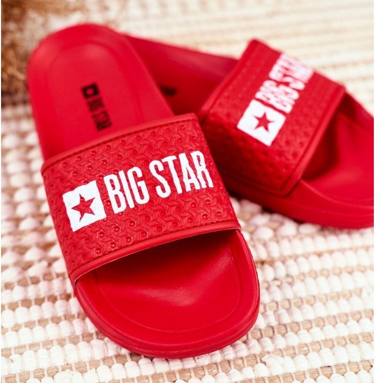 Chaussons Enfant Big Star Rouge Matelassé GG374801 1