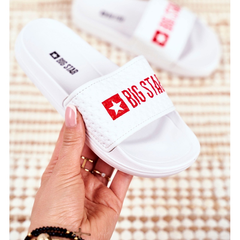 Chaussons Enfant Big Star Blanc Matelassé GG374803 2