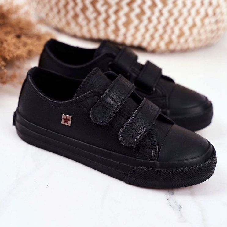 Chaussures Enfant Baskets Big Star Avec Velcro Noir GG374009 le noir 1 Chaussures Enfant Baskets Big Star Avec Velcro Noir GG374009 le noir 1
