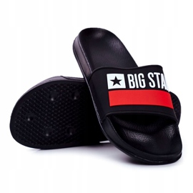 Pantoufles Pour Hommes Big Star Classique Noir GG174936 blanche le noir rouge 1