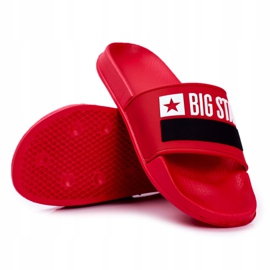 Pantoufles Pour Hommes Big Star Classique Rouge GG174939 blanche le noir 2 Pantoufles Pour Hommes Big Star Classique Rouge GG174939 blanche le noir 2