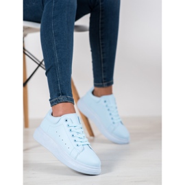 SHELOVET Baskets bleues sur la plate-forme 2