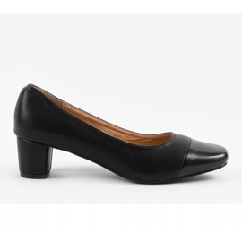 Escarpins classiques noirs sur le poteau 0018-1 le noir 1