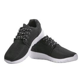 Chaussures de sport noires pour hommes MN15-1 1