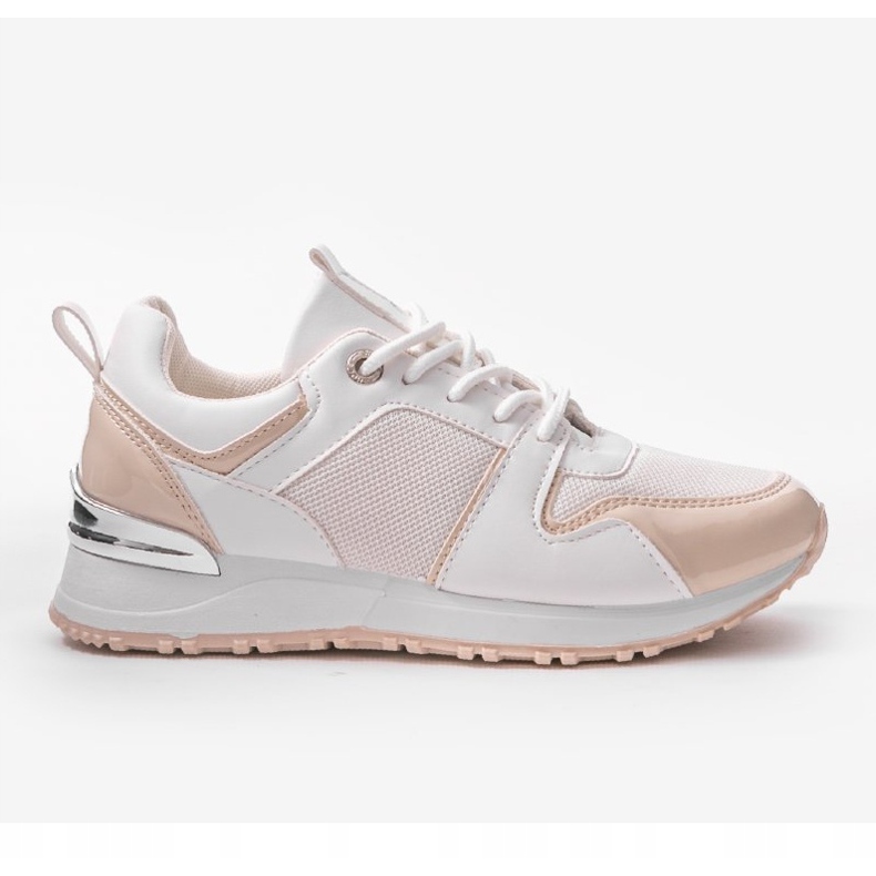 Chaussures de sport beiges à la mode PC35 brun 1