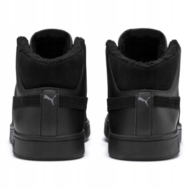 Puma Smash v2 Mid Wtr M 367338 03 noir jaune 2