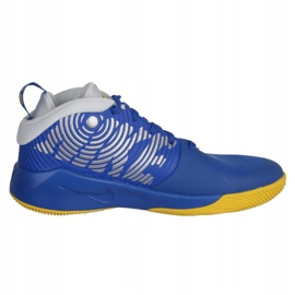 Chaussure de basket-ball Nike Team Hustle D 9 Jr AQ4224-404 multicolore bleu 1