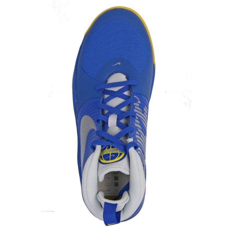 Chaussure de basket-ball Nike Team Hustle D 9 Jr AQ4224-404 multicolore bleu 2