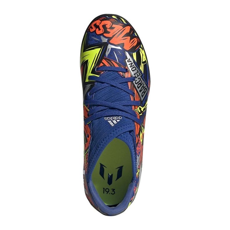 Chaussures de football Adidas Nemeziz Messi 19.3 Tf Jr EH0595 multicolore multicolore 1
