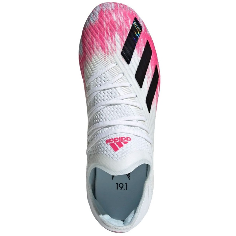 Chaussures de foot Adidas X 19.1 Fg Jr EG7163 multicolore blanc 1