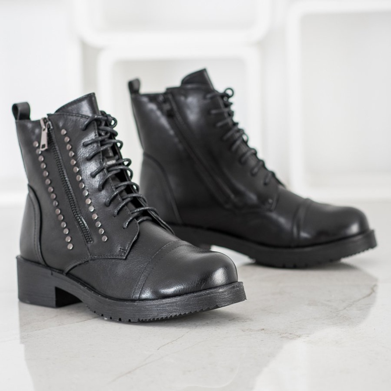 J. Star Travailleurs chaleureux avec des strass le noir 2