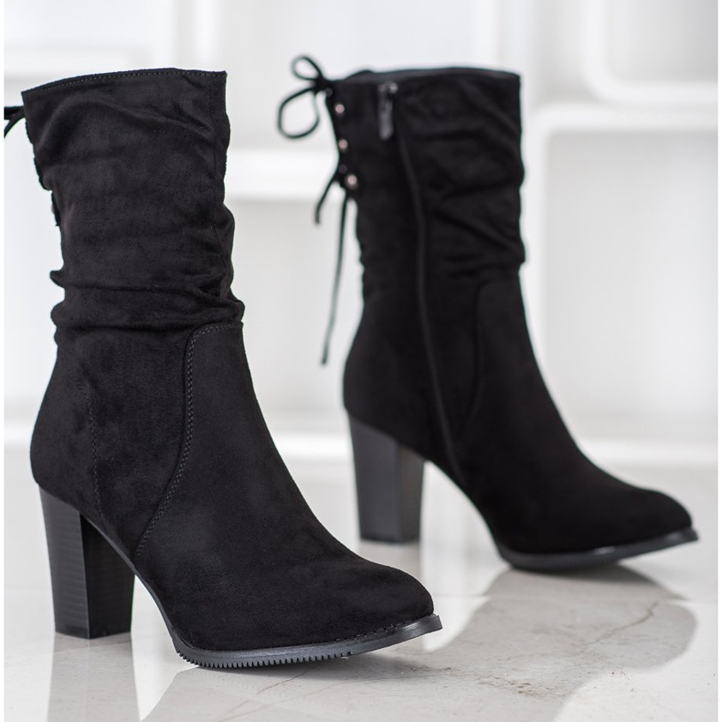 J. Star Bottes hautes noires le noir 1