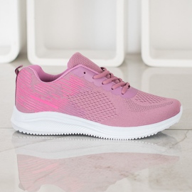 SHELOVET Chaussures de sport légères rose 2
