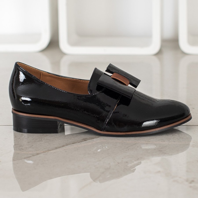 Escarpins laqués VINCEZA le noir 2