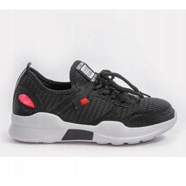 Chaussures de sport pour femmes noires SH801-D le noir 1 Chaussures de sport pour femmes noires SH801-D le noir 1