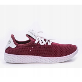 Chaussures de sport marron H935-7 rouge 1 Chaussures de sport marron H935-7 rouge 1