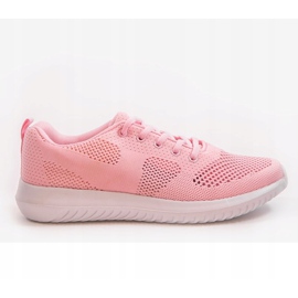 Chaussures de sport ajourées roses T101-8 1