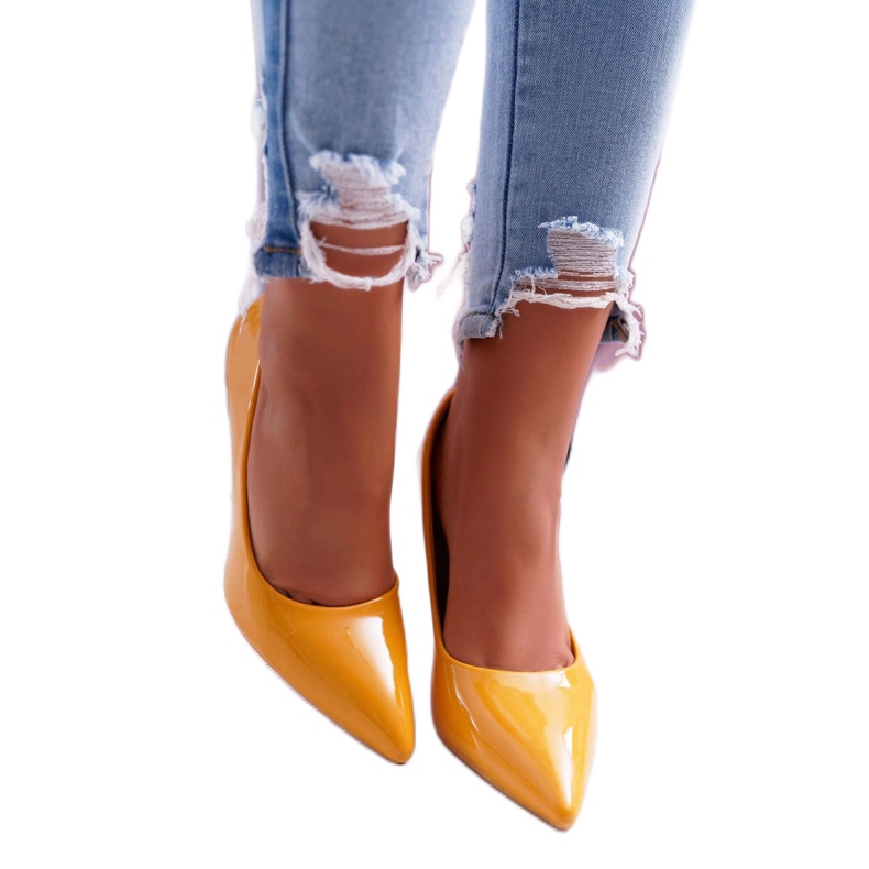 SEA Talons hauts Yanna pour femmes jaunes 1