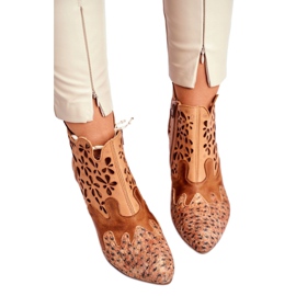 Bottes Femme À Talons Hauts Maciejka Printemps Rouge 04369-29 beige multicolore 2