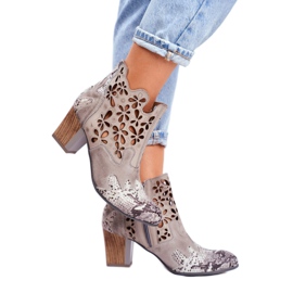 Bottes Femme À Talons Hauts Maciejka Printemps Gris 04369-13 1 Bottes Femme À Talons Hauts Maciejka Printemps Gris 04369-13 1