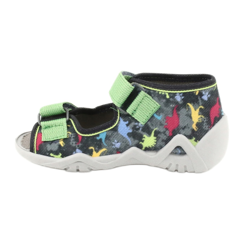 Chaussures enfant Befado 250P092 gris multicolore vert 2