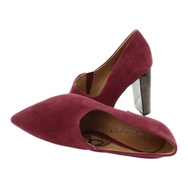 Caprice Chaussures féminines pour femmes / vin sede 24402 rouge 4