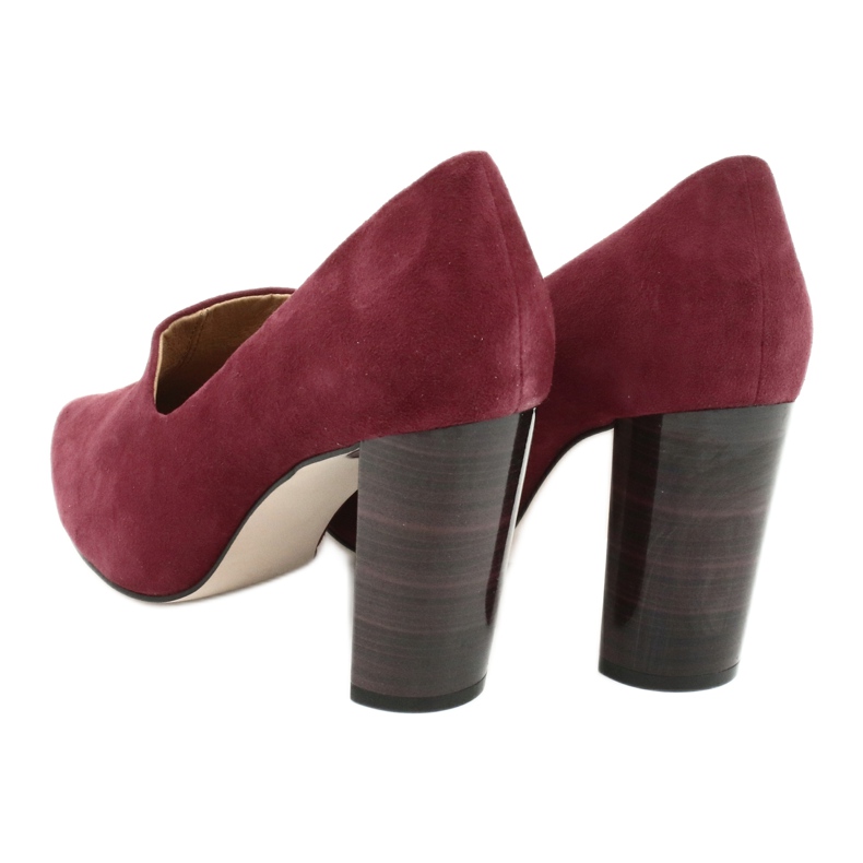 Caprice Chaussures féminines pour femmes / vin sede 24402 rouge 5