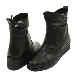 Caprice Bottines compensées Walking On Air le noir 3