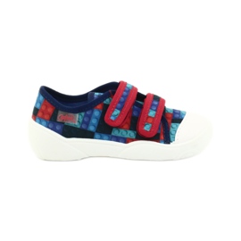 Chaussures enfant Befado 907P114 rouge bleu marine bleu multicolore 1
