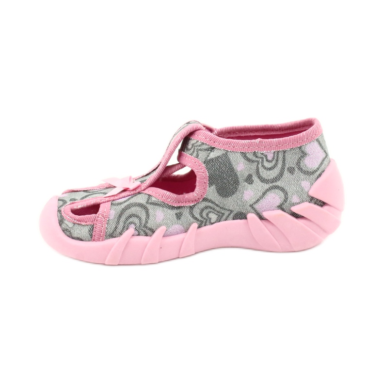 Befado chaussures pour enfants 190P084 gris rose 2
