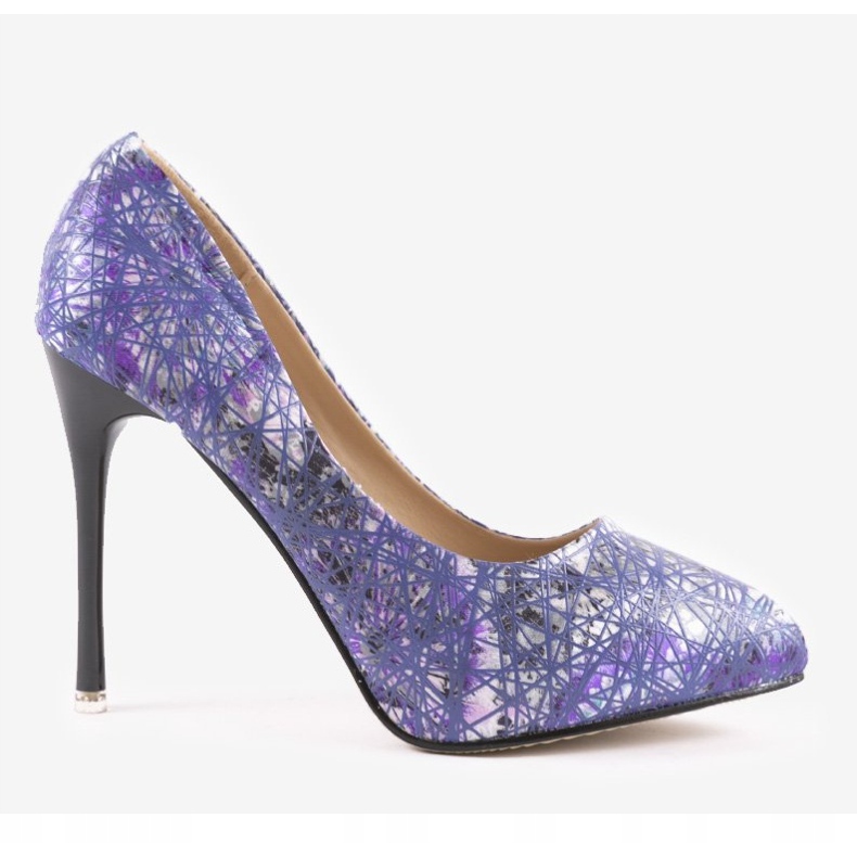 Épingles fleurs violettes 0116-4 multicolore 1