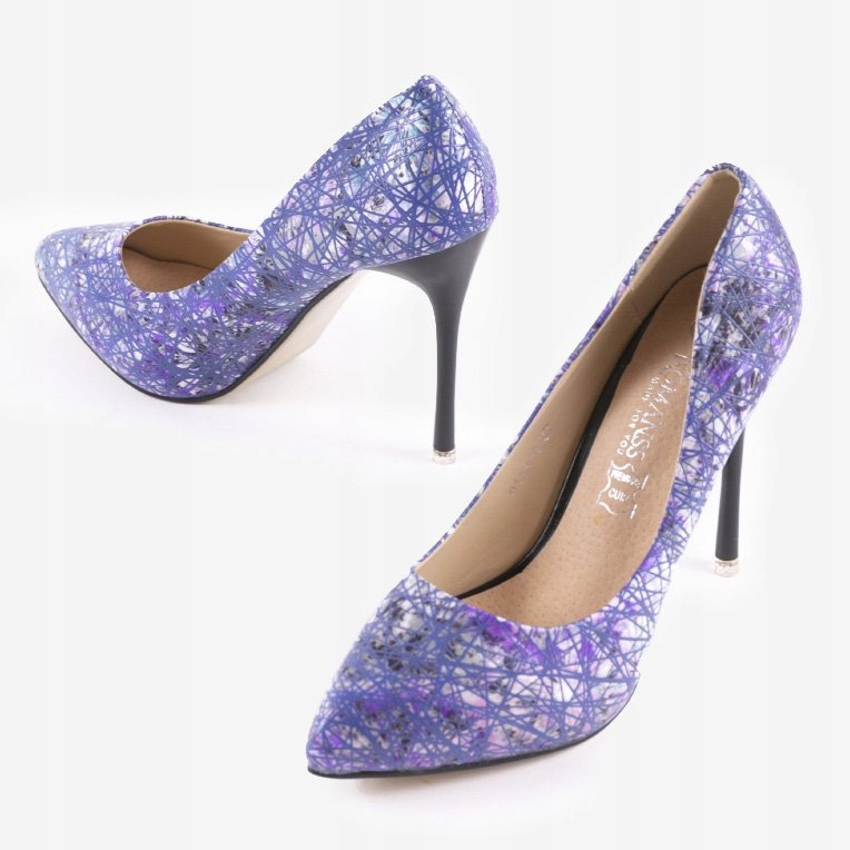 Épingles fleurs violettes 0116-4 multicolore 2