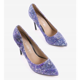 Épingles fleurs violettes 0116-4 multicolore 3