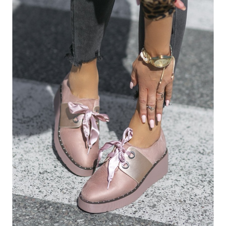 Chaussures de Jazz Rose NC86 1