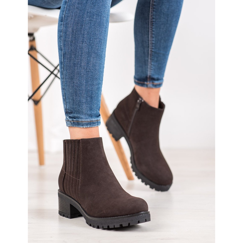 J. Star Bottes marron classiques brun 1