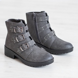 J. Star Travailleurs gris avec fermoirs 1 J. Star Travailleurs gris avec fermoirs 1