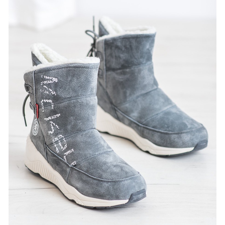 Bottes de neige en cuir MCKEYLOR gris 2 Bottes de neige en cuir MCKEYLOR gris 2