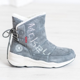 Bottes de neige en cuir MCKEYLOR gris 1