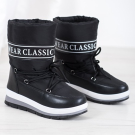 GOLL Portez des bottes de neige classiques noir 1