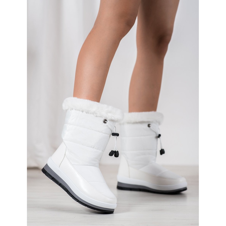 GOLL Bottes de neige classiques blanche 1
