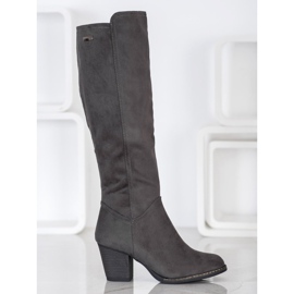 J. Star Bottes confortables sur un poteau gris 2