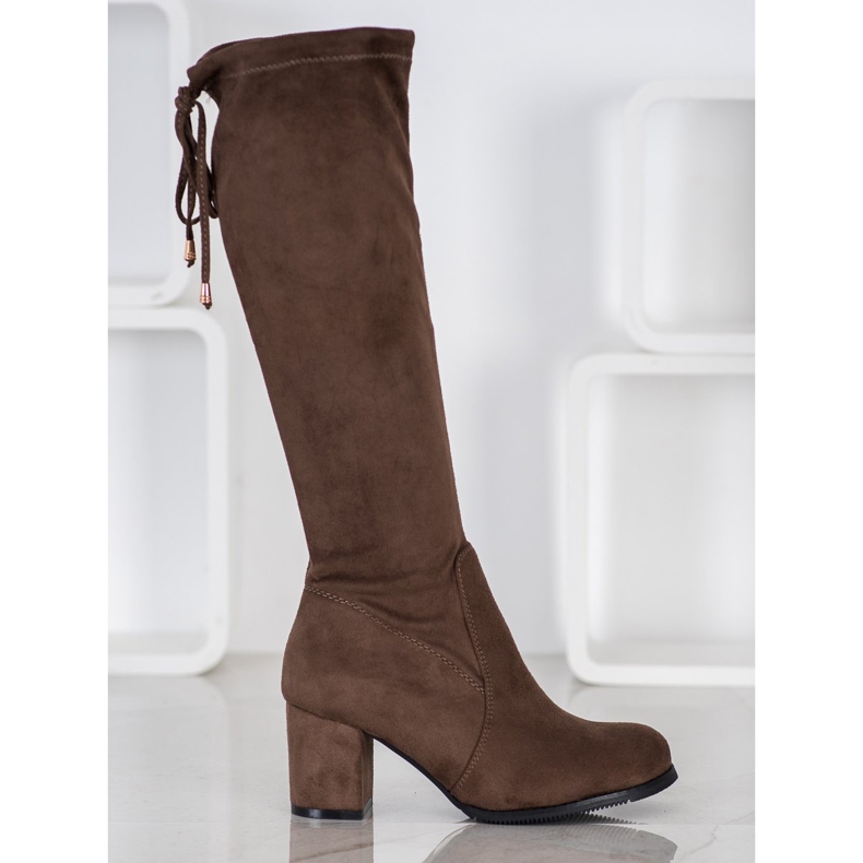 J. Star Bottes en daim classiques brun 2