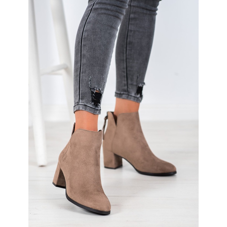 Bottes à fermeture éclair VINCEZA brun 2