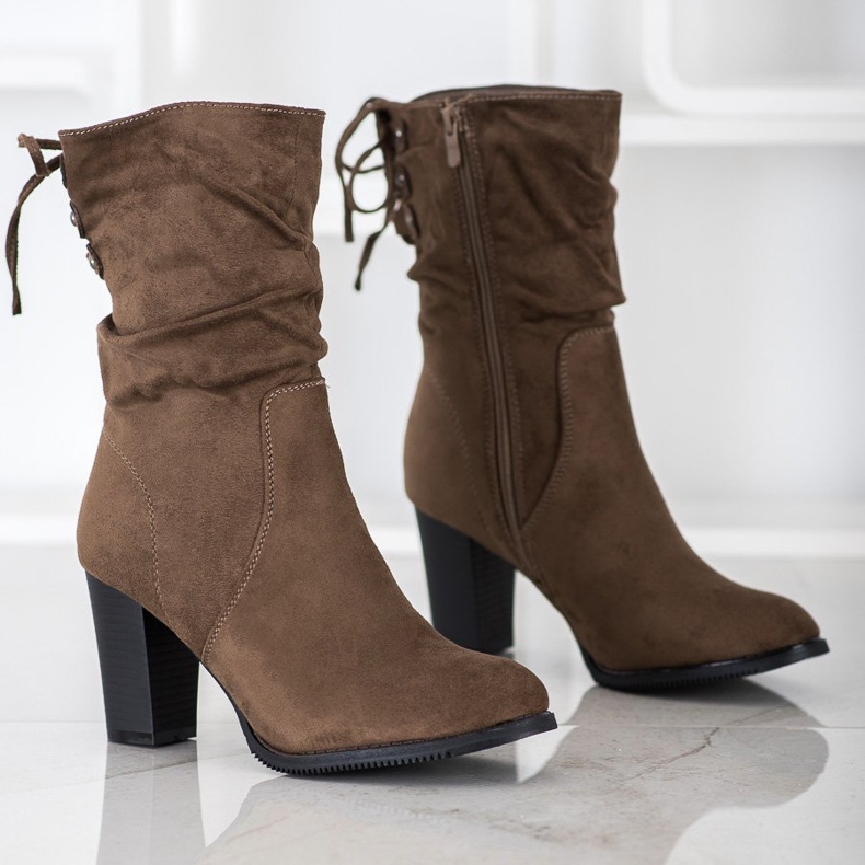 J. Star Bottes hautes marron brun 1