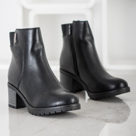 J. Star Bottes confortables sur un poteau le noir 1