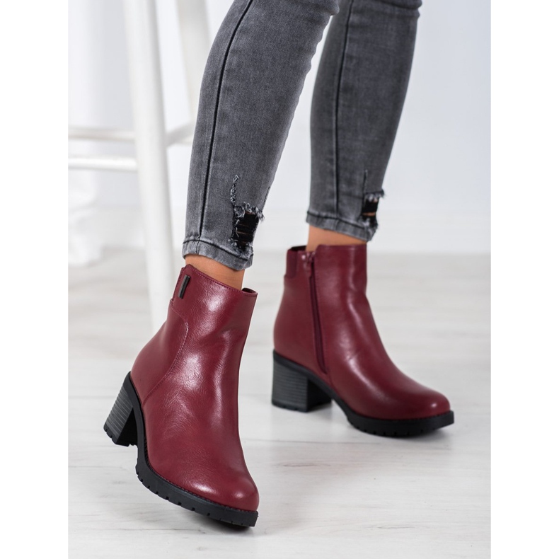J. Star Bottes confortables sur un poteau rouge 2