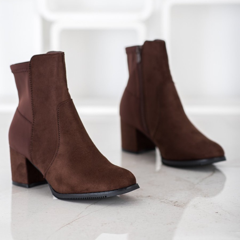 J. Star Bottes marron foncé brun 1