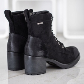 Bottines en daim VINCEZA noir 2