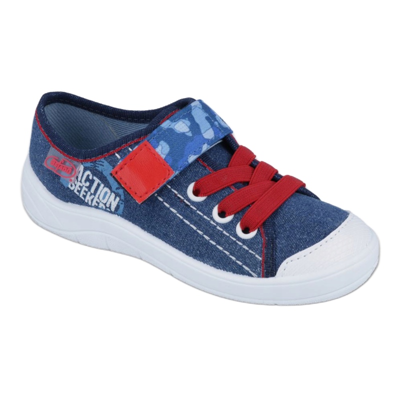 Chaussures enfant Befado 251X101 blanche rouge bleu 1