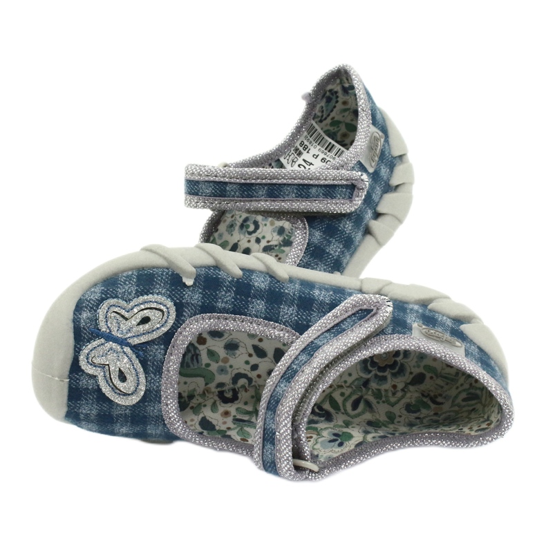 Chaussures pour enfants Befado 109P188 bleu gris 5